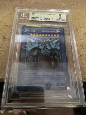 Yu-Gi-Oh! TCG Obelisk the Tormentor American God Cards GBI-002 Ultra rare BGS 9-image