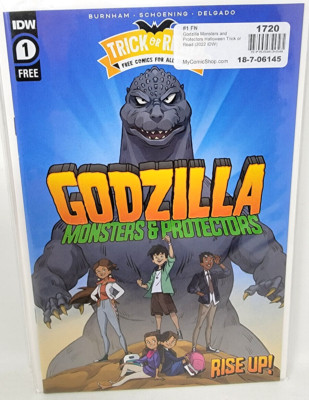 GODZILLA: MONSTERS & PROTECTORS #1 HALLOWEEN TRICK-OR-READ IDW *2021* 8.0-image