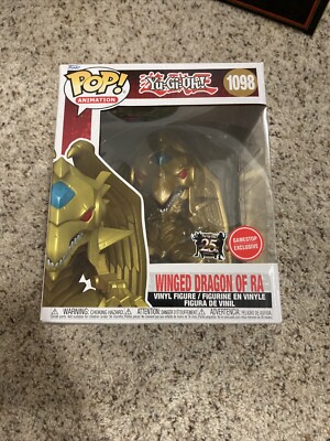 Funko POP! Animation Yu-Gi-Oh Winged Dragon of Ra Metallic GameStop Exclusive-image