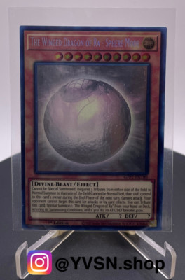 Yugioh! The Winged Dragon of Ra - Sphere Mode GFP2-EN180 Ghost *see description*-image