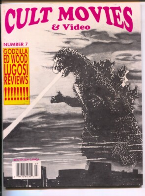 MAG: Cult Movies #7 1994-Godzilla cover-George Reeves-Ed Wood-Bela Lugosi-pix...-image