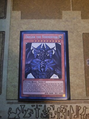 YUGIOH TCG OBELISK THE TORMENTOR TN19-EN007 PRISMATIC SECRET LIMITED EDITION NM-image