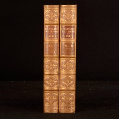1829 2vols A General Dictionary of Painters Memoirs Lives Matthew Pilkington Art-image