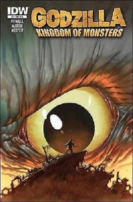 1:10 eye variant GODZILLA KINGDOM of MONSTERS #1 ERIC POWELL DARK HORSE comic-image