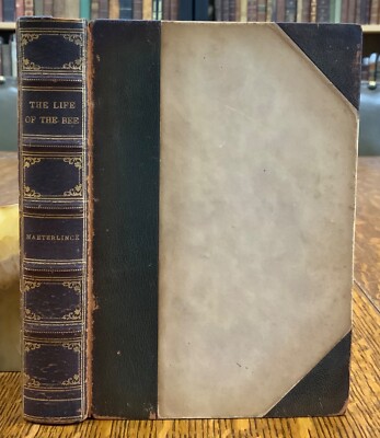 1916 Life of the Bee Maurice Maeterlinck Alfred Sutro Fine Binding American-image