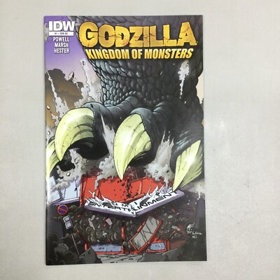 Godzilla Kingdom Of Monsters #1 Terminal Entertainment Exclusive IDW  (GZ148)-image