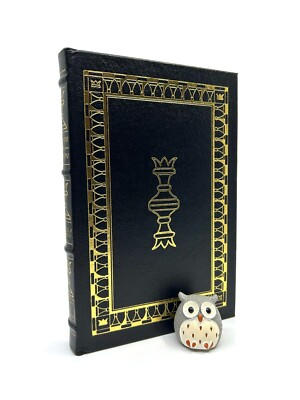 EASTON PRESS Anatoly Karpov on Karpov Leather SIGNED First Leather Chess GM Bio-image
