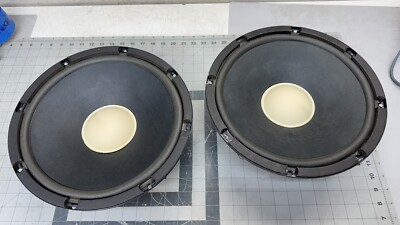 2X FISHER VTG Model SC-80663 ORIGINAL 12” WOOFER Drivers Speakers Work Great 🔥-image