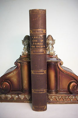 RARE! 1830 LIFE AND TIMES OF HIS MAJESTY GEORGE THE FOURTH *Beautiful Leather!-image
