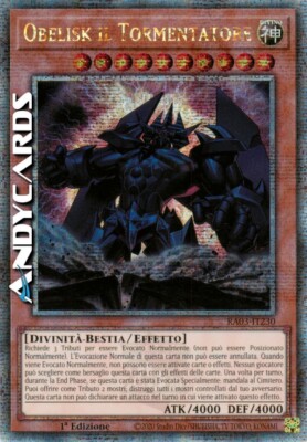 OBELISK THE TORMENTOR (Obelisk The Tormentor) Quarter Century RA03 IT230 • 1Ed-image
