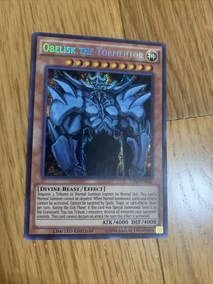 YU-GI-OH! Obelisk the Tormentor. CT13-EN002 Limited Edition Secret Rare. TCG CCG-image