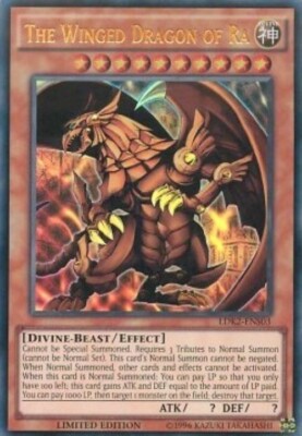 Yugioh-The Winged Dragon of Ra-Ultra Rare-Limited Edition-LDK2 ENS03 (NM)-image