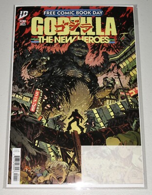 Godzilla 2025 FCBD Unstamped Near Mint! Mylar Bag + Board 8 pix SUPER packaging!-image
