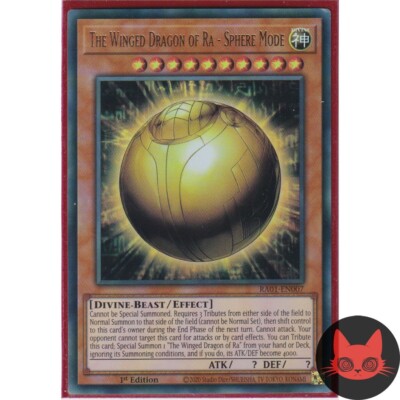 Yugioh The Winged Dragon of Ra - Sphere Mode RA01-EN007 Ultra Rare 1st Ed NM-image
