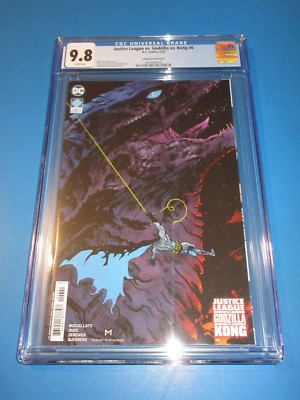 Justice League vs Godzilla vs Kong #6 Rare 1:25 Johnson Variant CGC 9.8 NM/M-image
