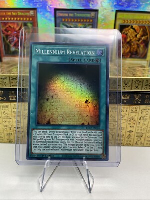 Millennium Revelation Super Rare 1st Edition LED7-EN006 Yugioh Winged Dragon Ra-image