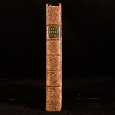 1775 The Poems of Mr Gray Memoirs of Life and Writings by W Mason Second Edition-image