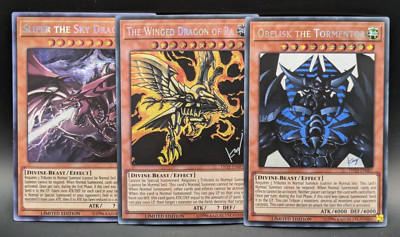 TN19-EN007 TN19-EN008 TN19-EN009 Obelisk Slifer & The winged Dragon of Ra Yugioh-image