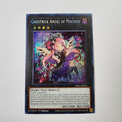 Ghostrick Angel of Mischief - RA01-EN036 - Secret Rare - NM - 1st ed - Yugioh-image
