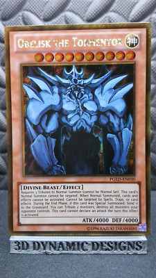 | Yugioh Obelisk the Tormentor PGLD-EN030 1st Edition Secret Rare NM 🔥 |-image