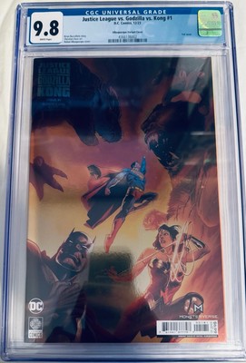 Justice League vs Godzilla vs Kong #1 Foil Variant CGC 9.8-image