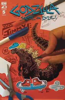 Godzilla Skate or Die #5 Cover B NM 2024 Boom! - Vault 35-image