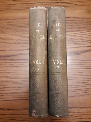 Life Of J. J. Gurney, Vol. 1 And Vol. 2, 1854, Lippincott, Grambo & Co.  nl-image