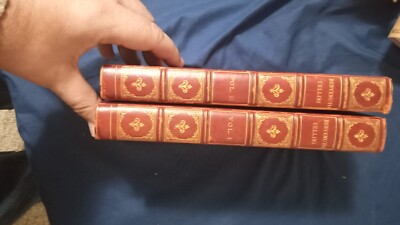 Cellini - Life of Benvenuto Cellini 2 Volumes Leather 1906 Very Decorative-image