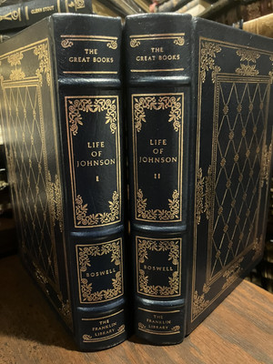 Franklin Library: BOSWELL: LIFE OF DR. SAMUEL JOHNSON: 2 VOLS: 25th ANNIVERSARY-image