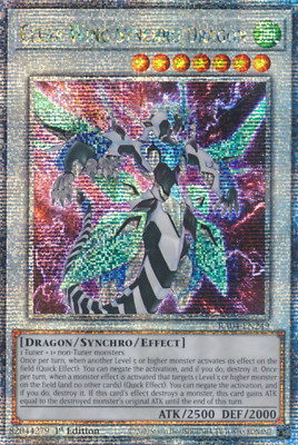 1X NM Clear Wing Synchro Dragon - RA04-EN249 - Quarter Century Secret Rare 1st-image