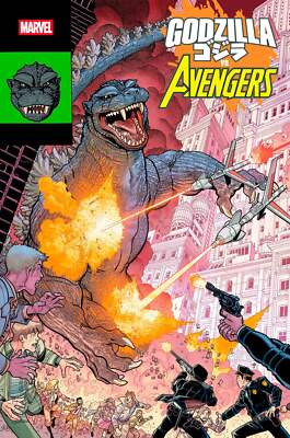Godzilla vs. Avengers #1 Nick Bradshaw Monster Homage (PRESALE 06/18/25)-image