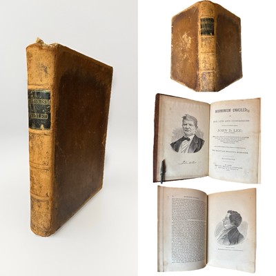 Mormonism Unveiled Or the Life & Confessions of the John D. Lee 1878 Leather-image