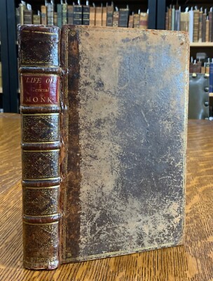1723 Life of General Monk, Wm. Webster 1st Edition - Cromwell Army Provenance-image
