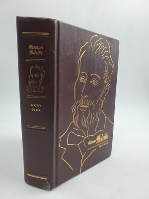 Herman Melville Moby Dick Gold Gilded Collector Edition 1998 Leather HC Book-image