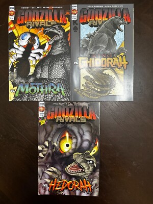 Godzilla Rivals Mothra/Hedorah/King Ghidorah One Shots IDW-image