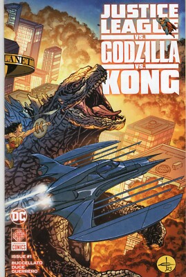 DC Justice League vs. Godzilla vs. Kong #1 (Dec. 2023) Mid/High Grade-image