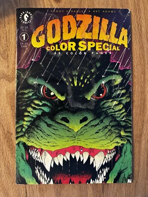 Godzilla Color Special #1 Dark Horse Comics 1992 Art Adams Poor Cover-image