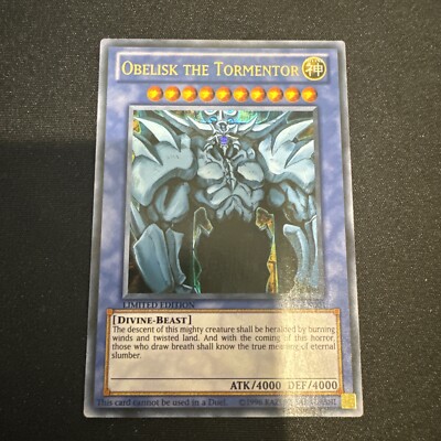 Yugioh Obelisk The Tormentor LC01-EN001 ULTRA RARE Limited Edition LP-image