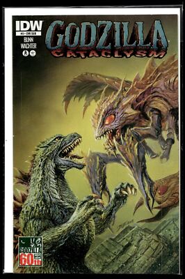 2014 Godzilla: Cataclysm #3 Cover Sub IDW Comic-image