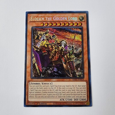 Eldlich The Golden Lord (Alt Art) - RA01-EN019 - Secret Rare - NM - Yugioh-image