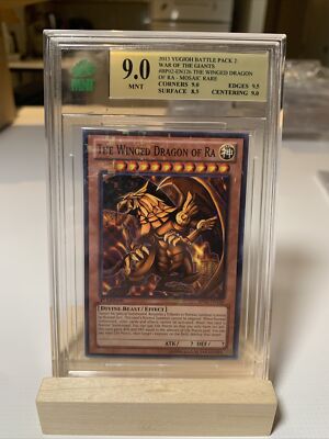 The Winged Dragon of Ra - BP02-EN126 - Mosaic Rare - 1st Edition  MNT/PSA 9-image
