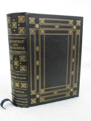 Joseph P. Lash ROOSEVELT AND CHURCHILL 1976 The Franklin Library First Edition-image
