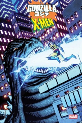 Godzilla Vs X-Men #1 Mike Mckone Foil Var 5/14 Marvel Comics-image