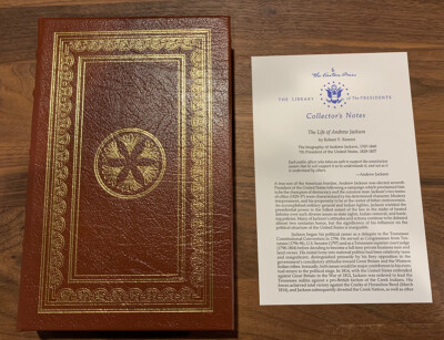Easton Press: The Life of Andrew Jackson by Robert V. Remini 1997 LEATHER MINT-image