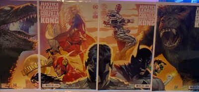 Justice League Vs. Godzilla vs Kong DC Comics 2024 Issues 1-4 Variant Cover-image