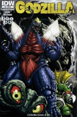 GODZILLA #9 RI 1:10 Variant First Print NM Comics IDW 2013-image
