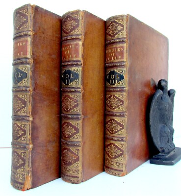 1756 MEMOIRS of MAXIMILIAN de BETHUNE 3 VOLUMES antique in ENGLISH -image