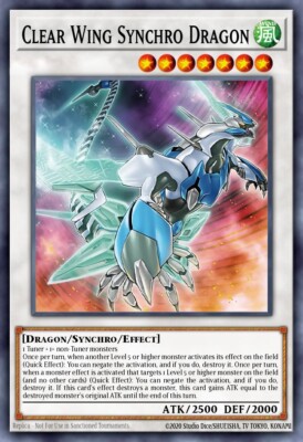 Crystal Clear Wing Synchro Dragon - RA04 - Quarter Century Rare - Yugioh - EURO-image