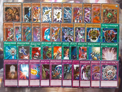 Yugioh Yami Marik Ishtar Deck 40 Cards The Winged Dragon of Ra Anime Complete NM-image