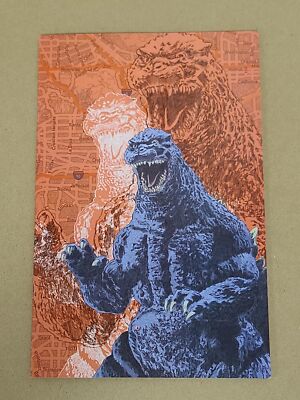 GODZILLA VS AMERICA LOS ANGELES VARIANT 1:50 BAKER VARIANT IDW PUBLISHING 9.6-image
